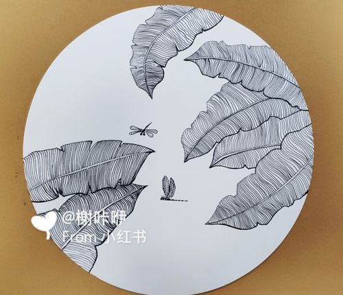 【原创】少儿创意美术教学绘画芭蕉叶水彩_美术_芭蕉_绘画_水彩_少儿