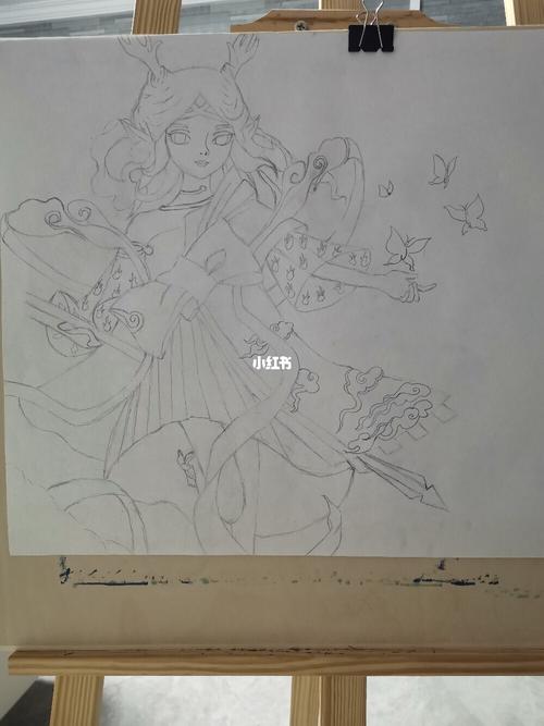 王者系列(一)瑶:遇见神鹿_简笔画_拖延症_简笔画教程