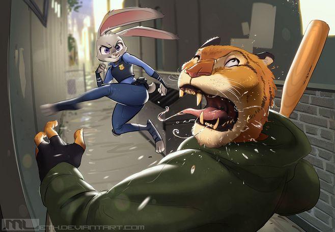 zootopia - judy hopps, mathias leth : zootopia