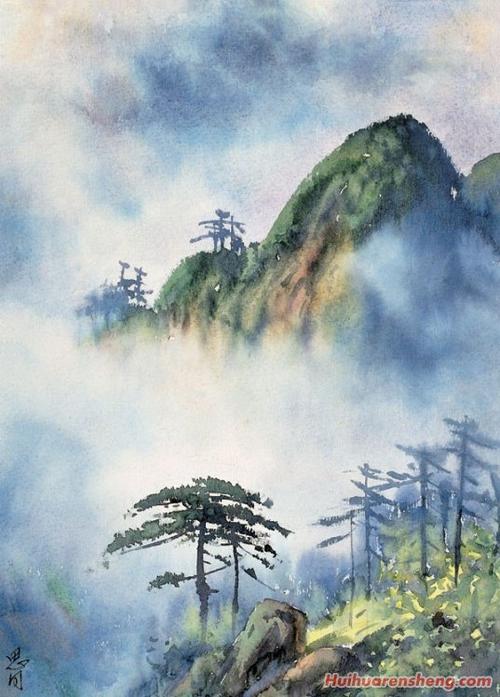 中国百年优秀水彩画作品图片欣赏6