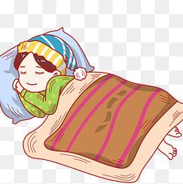 手绘睡眠睡觉插画