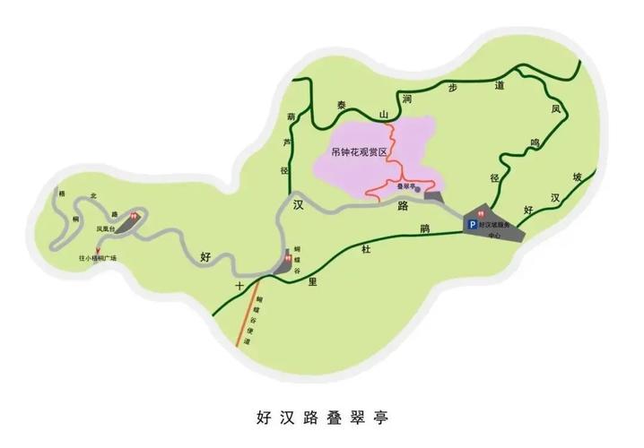 深圳梧桐山吊钟花径在哪里(附路线图)