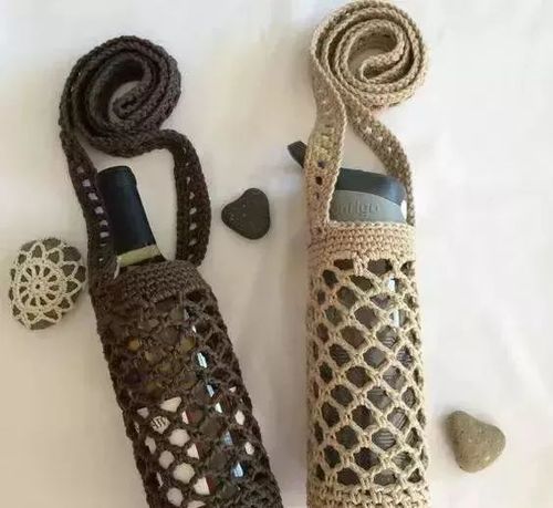 分享几款漂亮水杯套的钩织教程