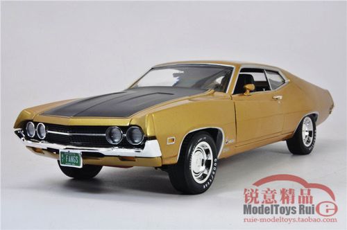 1:18 autoworld 福特ford torino cobra 1970 汽车模型