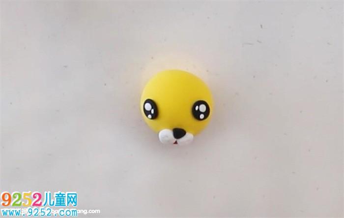 超轻粘土老虎怎么做? 超轻粘土
