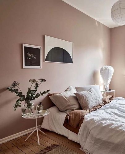 ins风床头背景墙效果图3