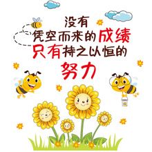 励志墙贴画宿舍寝室改造学生卧室墙面装饰墙壁纸自粘墙纸学习贴纸