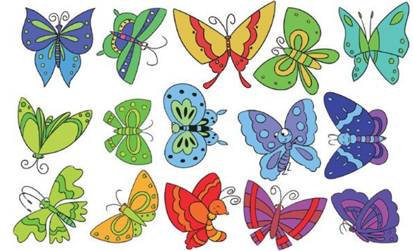 最漂亮的蝴蝶的简笔画怎么画