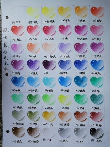 作业:彩铅色卡