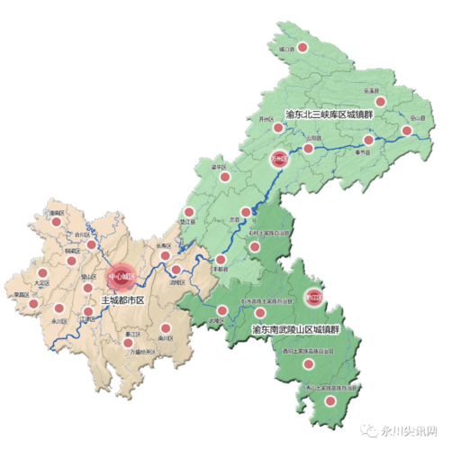 对于重庆市域各地区之间的协调发展难