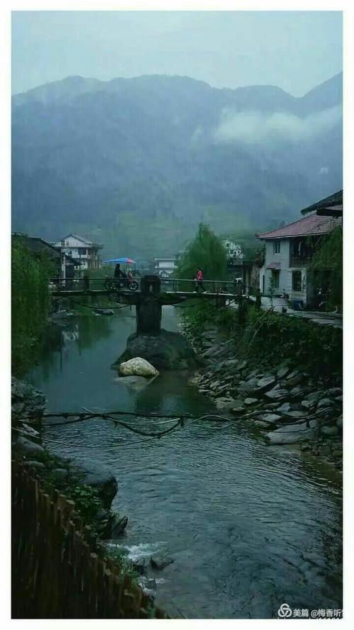 天门土坪村的风景如一首隽永的诗,如一幅浓妆淡抹总相宜的山水画!