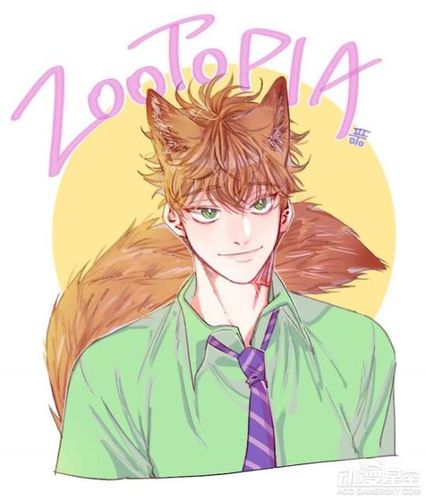 《疯狂动物城》拟人化美图 狐兔秀恩爱