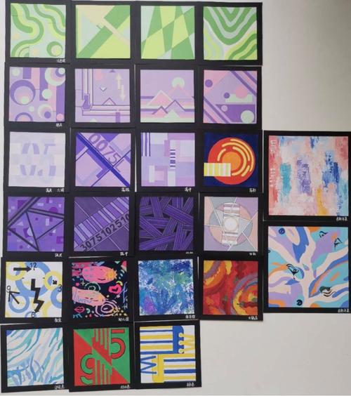 云南艺术学院文华学院美术设计学院2019级《色彩构成》优秀作品展示