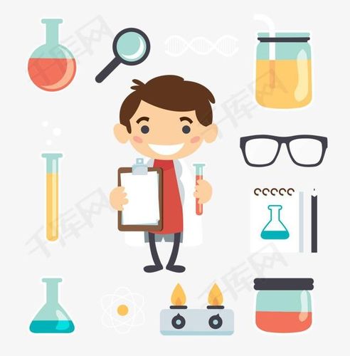 科学家实验室简笔画