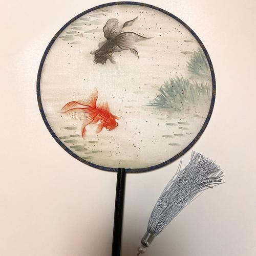 团扇 国画_团扇_国画_手绘_文化_绘画