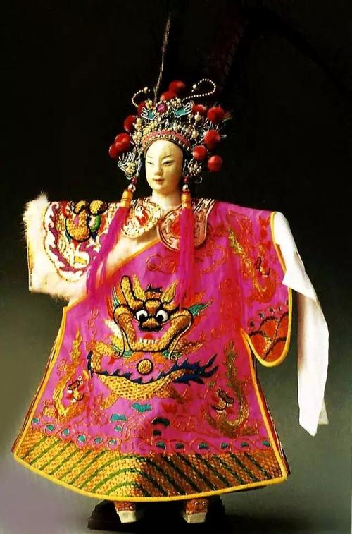 周瑜(布袋木偶) 当代  高46cm