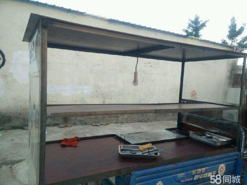北京二手市场 北京二手家具  自己家做的铁板烧的架子,分上下层,铁板