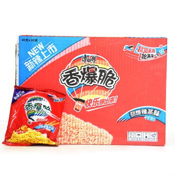 康师傅干脆面香爆脆劲爆辣条味