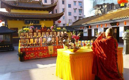 【龙音法讯】上海龙音寺举行正月初九供天祈福法会 为