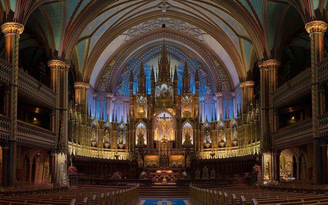 欧式建筑教堂高清电脑桌面壁纸