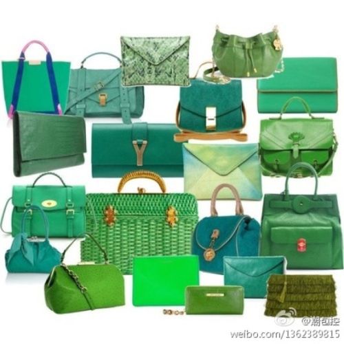 各种绿色包包