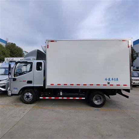 蓝牌3米8冷藏车排半带卧铺冷藏车福田奥铃冷藏车
