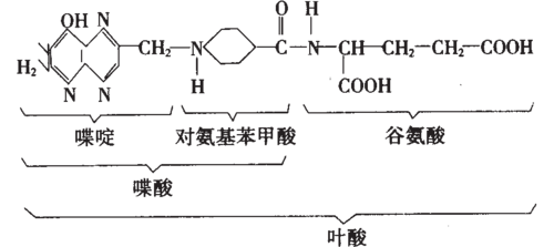 作者简介:杨玉柱(1976- 图1叶酸的结构 1.