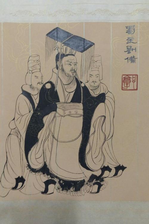 铁线描《十三帝王图》