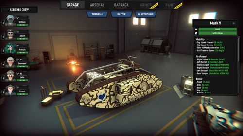 armoredbattlecrewworldwar1tankwarfareandcrewmanagementsimulator