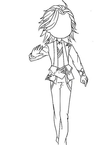 有趣简笔画教程7515帅哥斗罗大陆戴沐白画法_斗罗