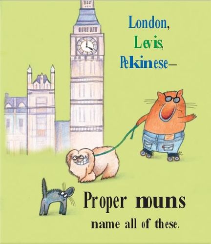 london 伦敦 levis 李维斯 pekinese 狮子狗  这些也都是专有名词,第