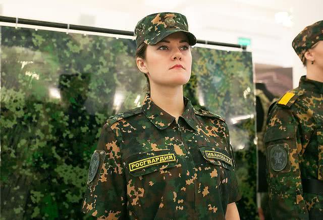 俄罗斯近卫军配发多种样式迷彩服,断口,断流,苔藓伪装