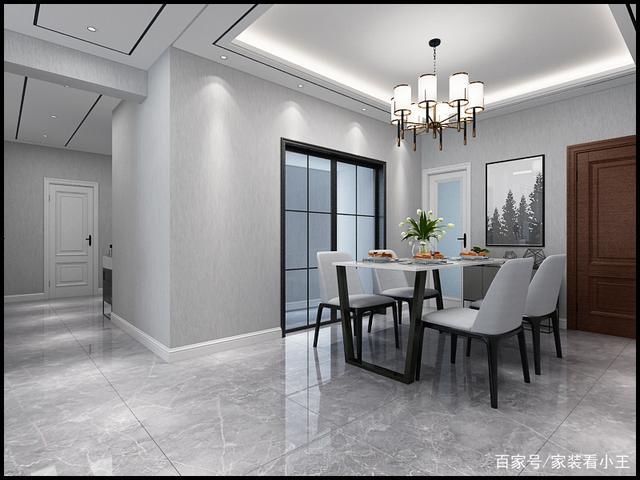 沈阳装修公司案例分享,现代简约风格,极致黑白灰将