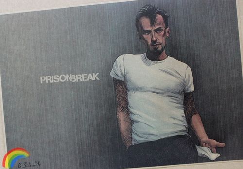 越狱t-bag 海报 美剧海报 酒吧咖啡厅装饰挂画 牛皮纸海报挂画商品