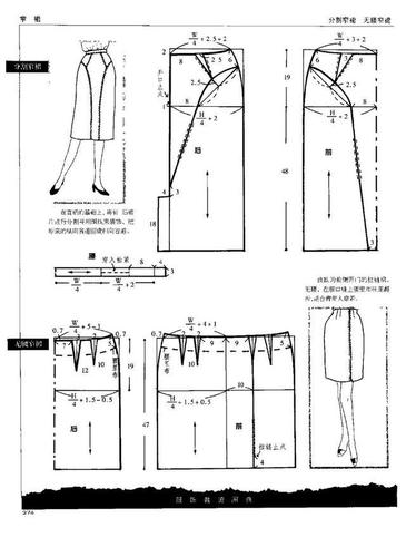 裙子制版资料