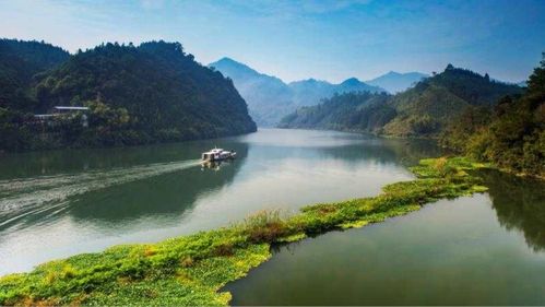 图为清流县九龙湖