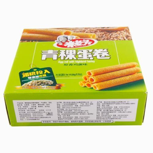 米老头青稞蛋卷鸡蛋味(袋装 288g)