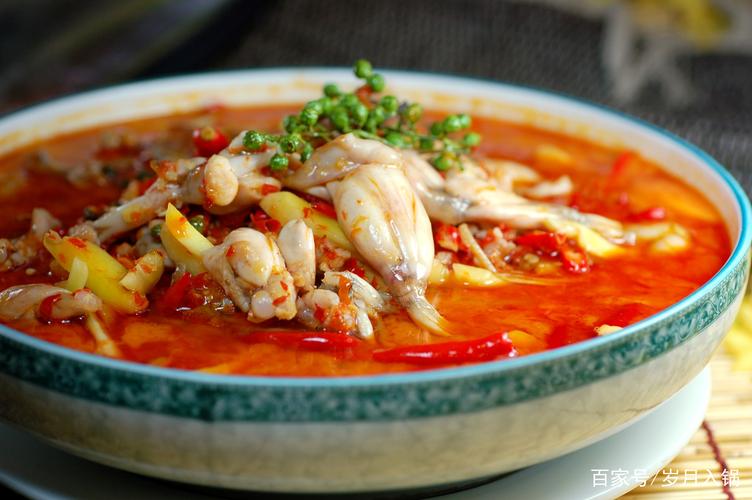 美食图片欣赏——巴蜀风味仔姜美蛙