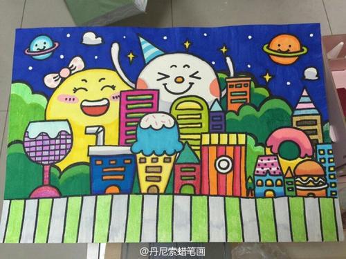 s形构图简笔画儿童画