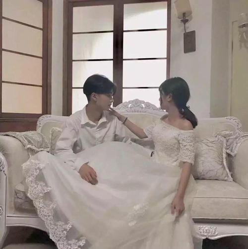 20组婚纱情侣头像一男一女高甜情侣头像合集