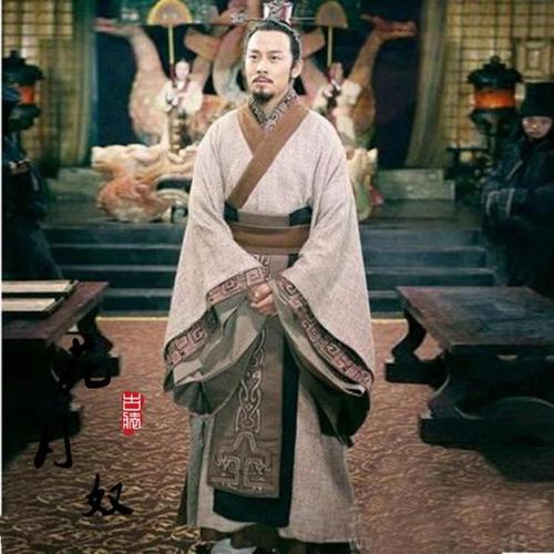 影视古装秦汉服装大臣服官员使者古装男士汉服古装老者富商演出服