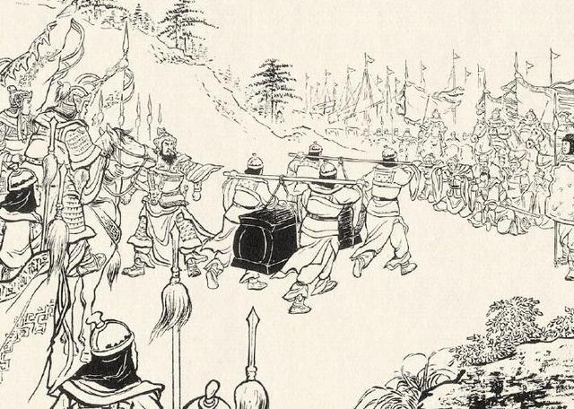 三国演义连环画之《跨江击刘表》,由两位画家联手绘制