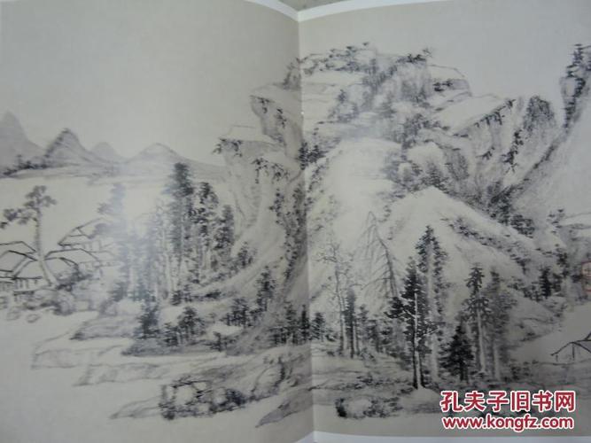 张恂山水册 一版一印 希世珍本首次面世