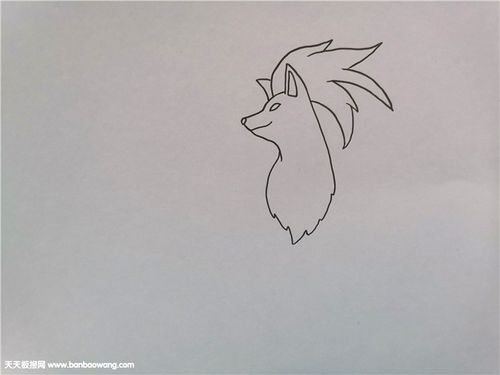 可爱的九尾狐怎么画