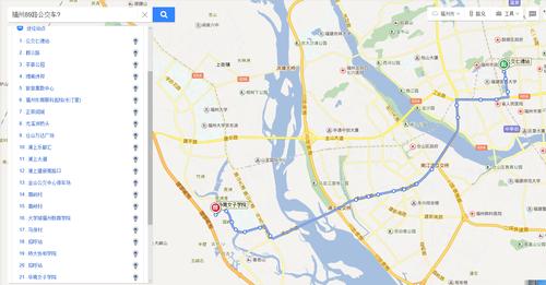 福州89路公交车的行车路线?