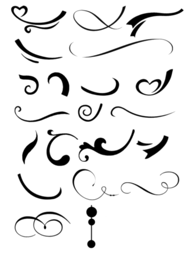 字设素材,图片来自于触漫,侵删.