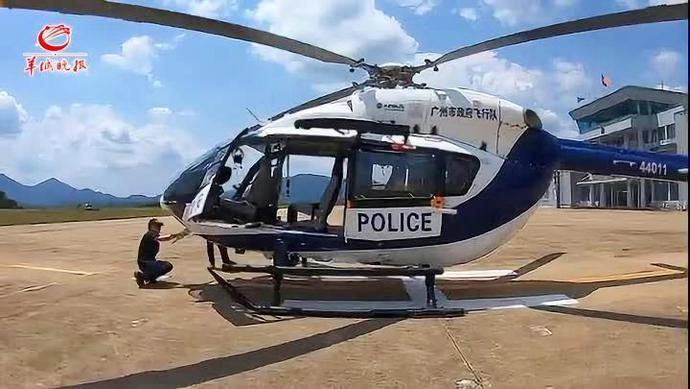 她是广东公安警务航空队伍 第一名女飞行员   也是广州市公安局警航