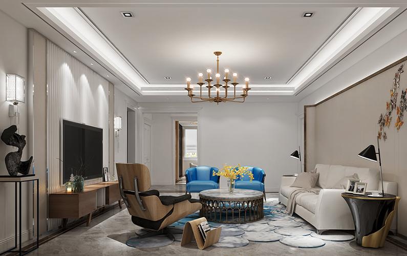 客厅吊顶装修效果图 客厅天花吊顶造型设计图片大全
