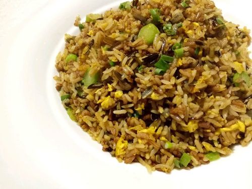 美国三色野米炒饭