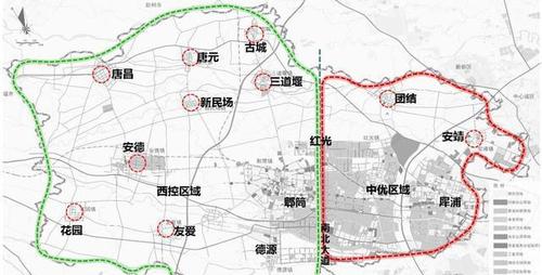 郫都区提出了中优西控的发展战略来看你所在地处于那个区